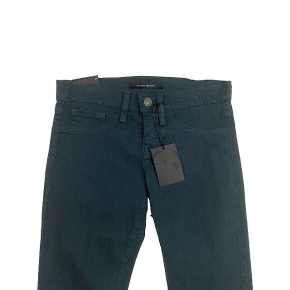 Flying Monkey Jeans -Women's 24 -Dark Green -Skinny -Cotton/Polester/Rayon- NWT! - Picture 3 of 11